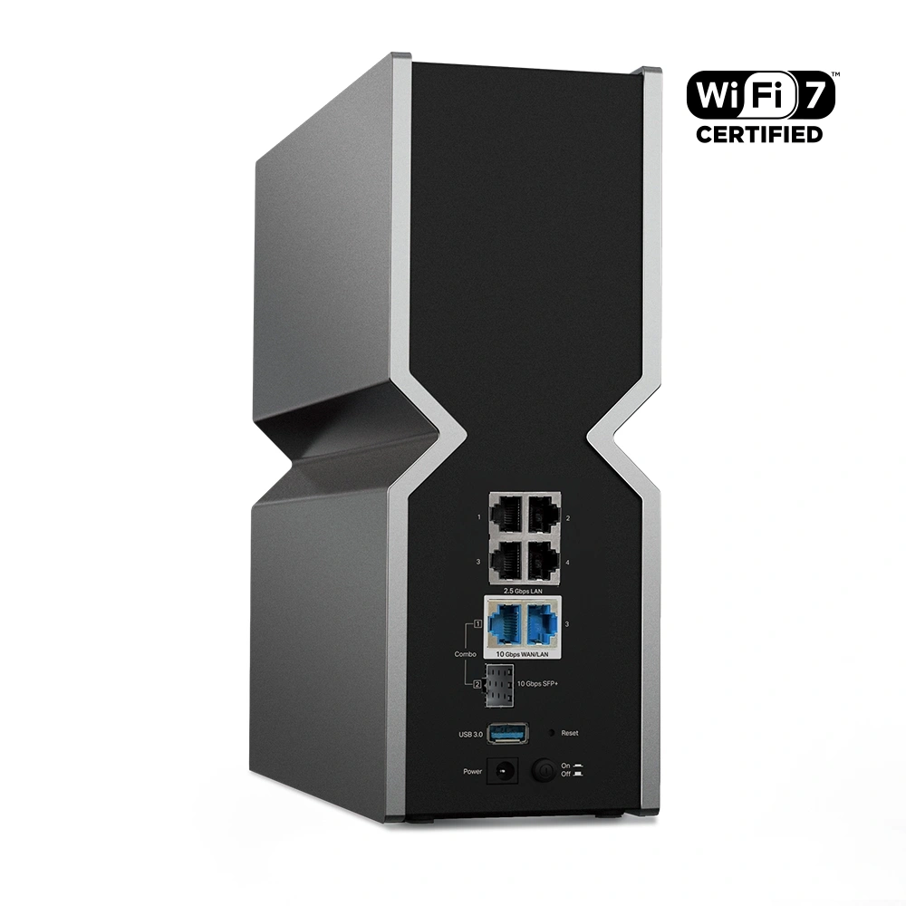 TP-Link Archer BE800 BE19000 Tri-Band Wi-Fi 7 Wireless Router, 10G Ports, LED Screen, Matter Compatible | ARCHER BE800 thumbnail 3