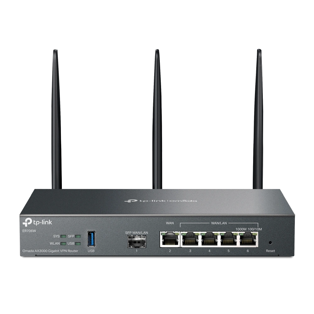 TP-Link Omada ER706W AX3000 Wireless Gigabit VPN Router, WiFi 6, Dual-Band, Omada SDN Integrated | ER706W – Buy Online