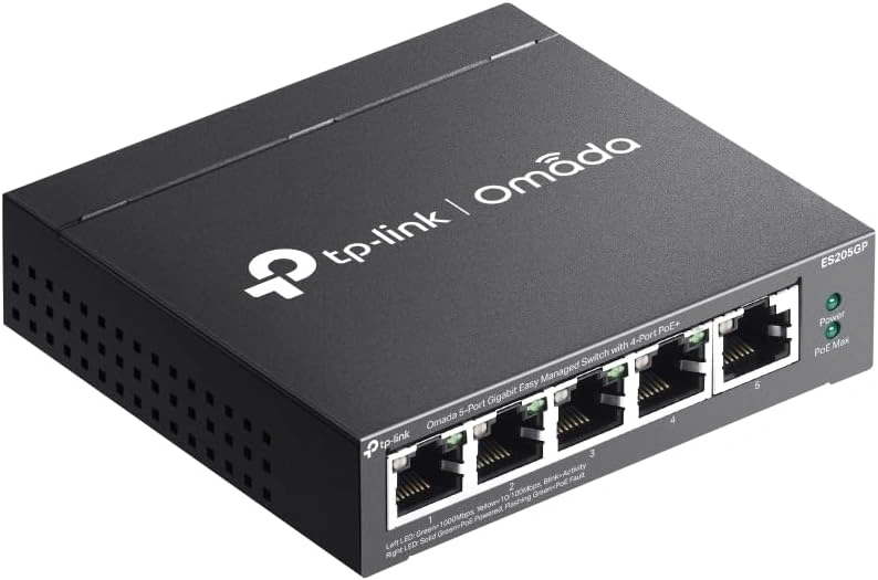 TP-Link Omada ES205GP 5-Port Gigabit Smart Managed PoE+ Switch, 65W PoE Budget, 4 PoE+ Ports | ES205GP thumbnail 4