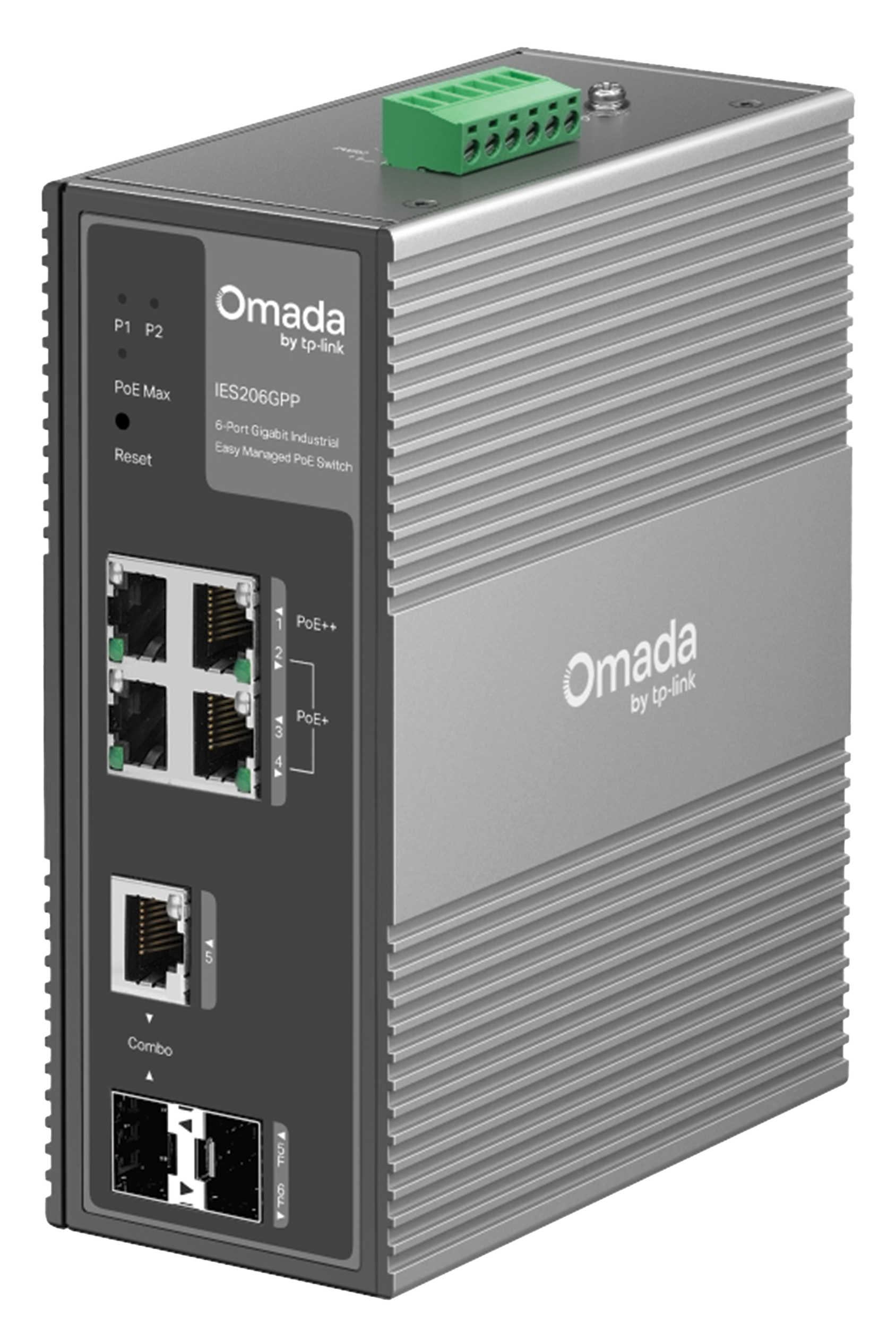 TP-Link Omada IES206GPP 6-Port Gigabit Industrial Easy Managed PoE++ Switch | IES206GPP – Buy Online