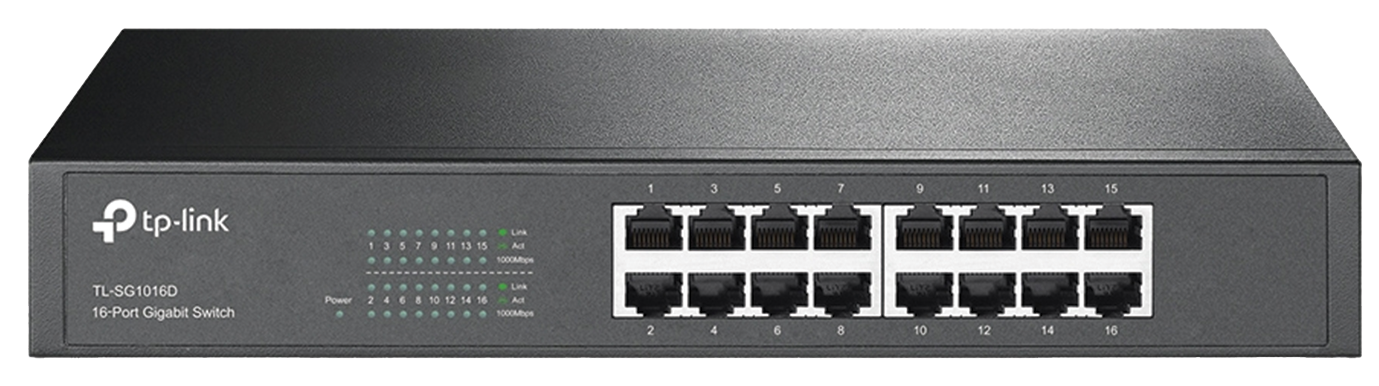 TP-Link TL-SG1016D 16-Port Gigabit Desktop Rack Switch