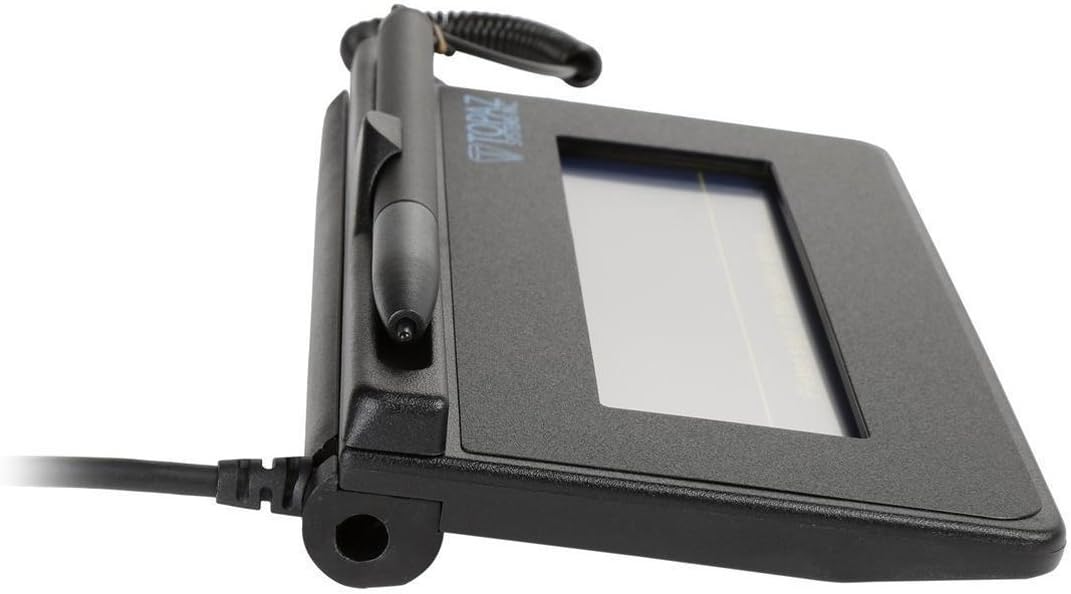 Topaz SigLite 1x5 USB Signature Capture Pad, T-S460-HSB-R, Electronic Signature Pad with USB Connection | T-S460-HSB-R thumbnail 4