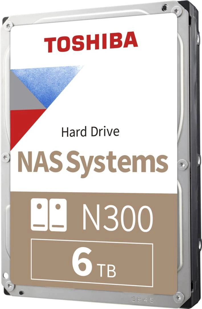 Toshiba N300 6TB NAS Internal Hard Drive, 7200 RPM, 3.5-inch SATA | HDWG760EZSTA – Buy Online