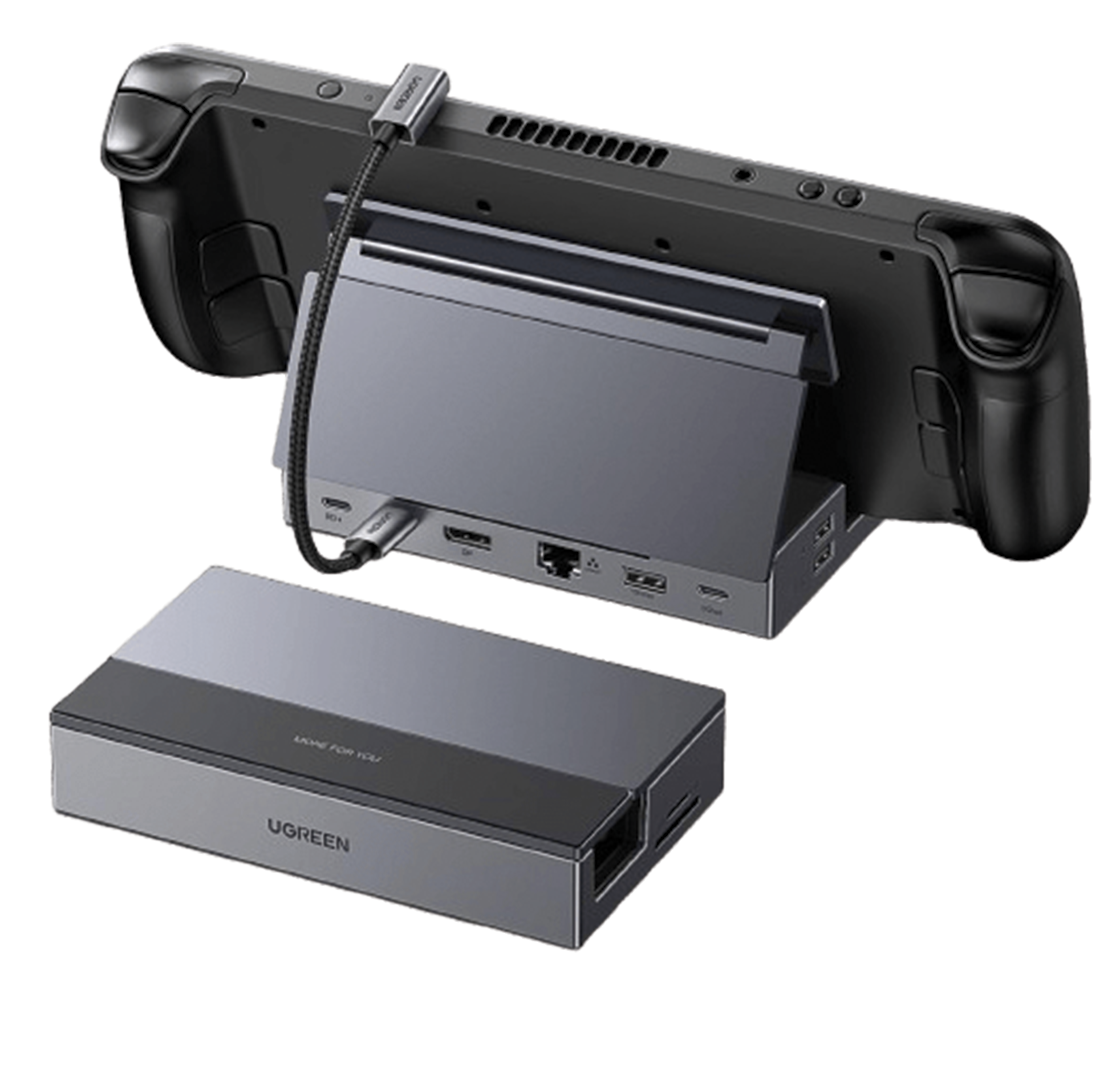 UGREEN Steam Deck Dock 9-in-1 USB-C Hub, 4K 120Hz HDMI, 100W PD Charging, Gigabit Ethernet, Multiport Docking Station | CM800-55733 – Buy Online