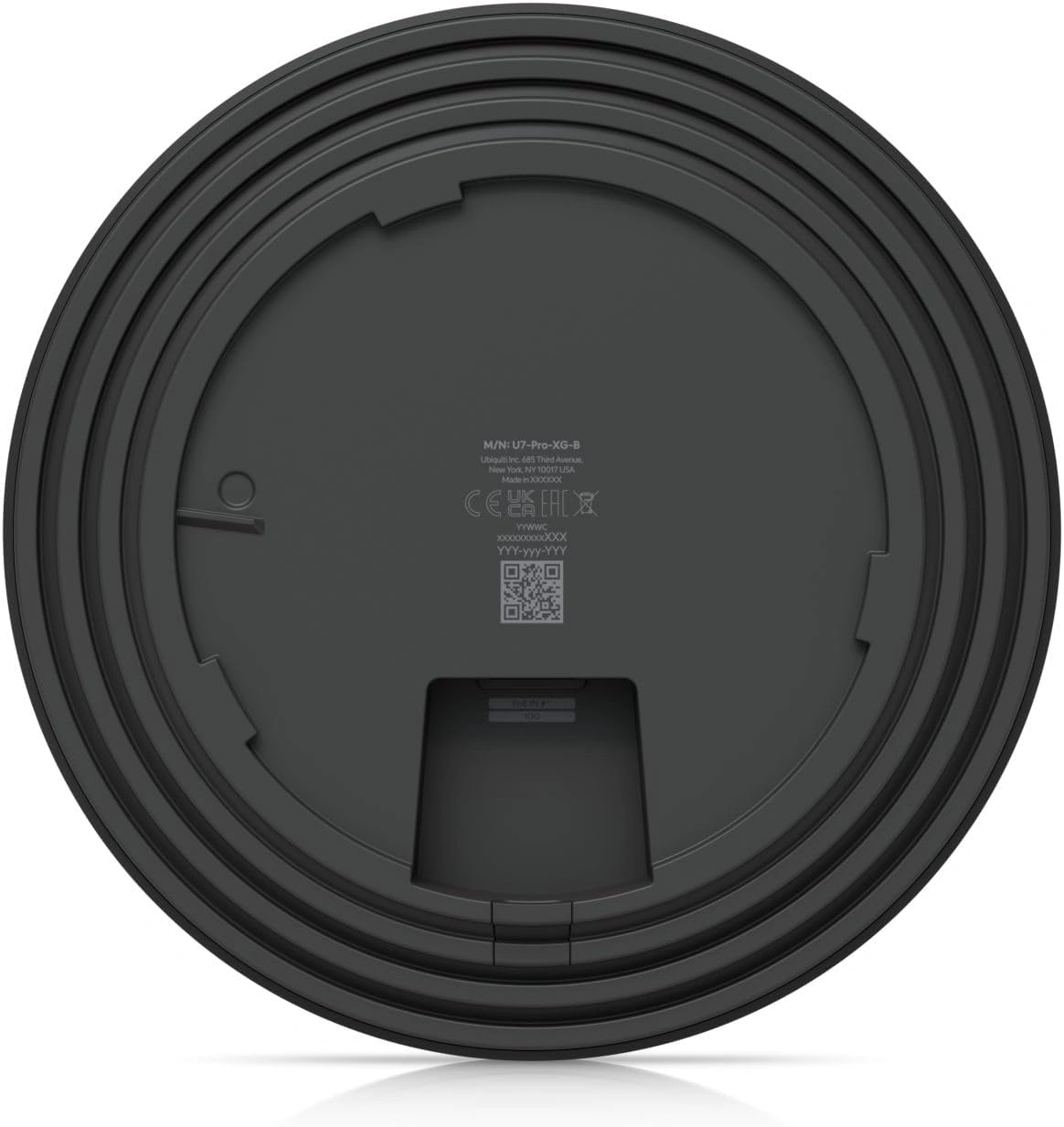 Ubiquiti Ubiquiti UniFi U7 Pro XGS Black Tri-Band Wi-Fi 7 Enterprise Access Point, 8-Stream Performance, Dedicated Spectral Scanning, 10 GbE Uplink, PoE++ Powered | U7-Pro-XGS-B - thumbnail 6