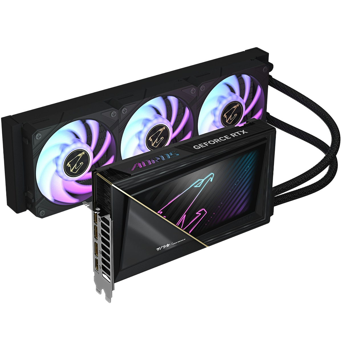 Gigabyte Gigabyte GeForce RTX 5090 Aorus Xtreme Waterforce 32GB GDDR7 PCI-Express Graphics Card, Boost Clock: 2655 MHz, Memory 32GB 28000MHz GDDR7, Cuda Cores: 21760, VR Ready, PhysX/CUDA Enabled, NVIDIA Blackwell 2.0, 4nm Process, Real-Time Ray Tracing, DLSS 4 | GV-N5090AORUSX W-32GD - thumbnail 4