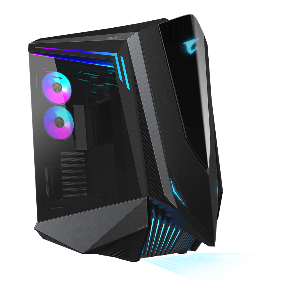 Gigabyte AORUS C700 GLASS Full Tower E-ATX Case, Full-Size Tempered Glass Both Side Panel, MB up to E-ATX, Up to 420mm Cooler, Black | GB-AC700G – Buy Online