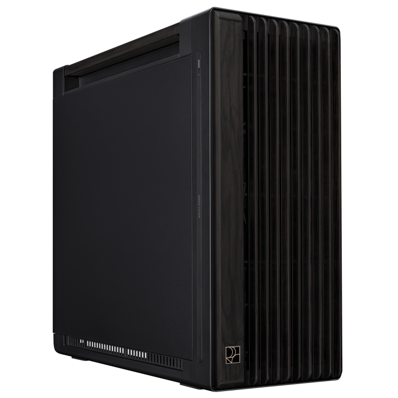 ASUS ProArt PA602 Wood Edition Mid Tower Case, Metal Panel, 3x Pre-installed Fans, Motherboard Supports Upto EATX, Black | 90DC00J0-B09020 – Buy Online