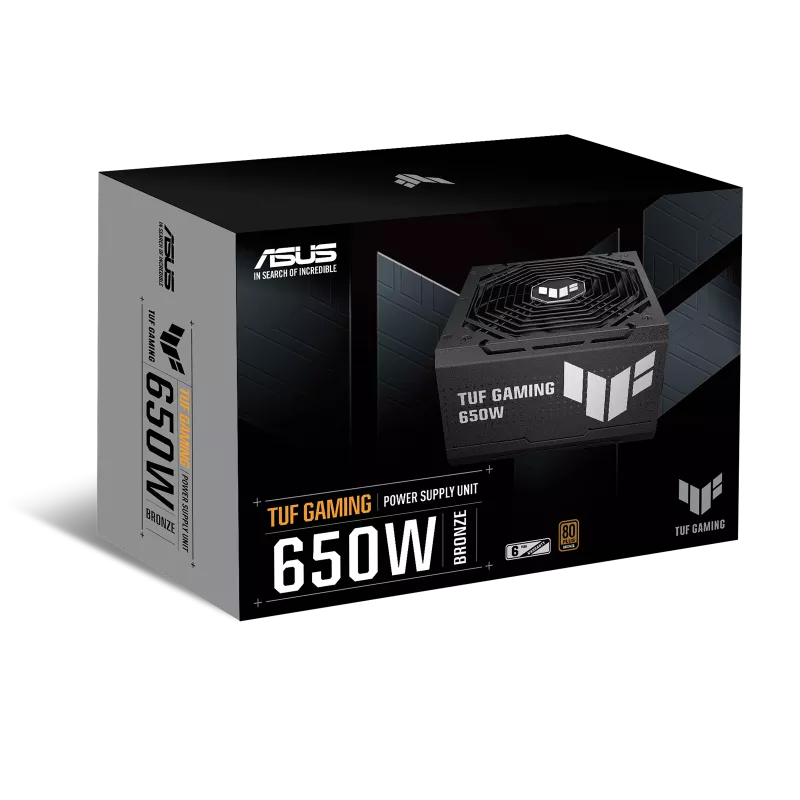 ASUS TUF-GAMING-650B Power Supply, 650W, 80 Plus Bronze Black ...