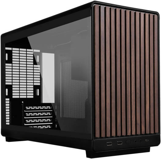 Lian Li A3-26.3L Micro Form Factor Chassis - Wood Front & Side Tempered Glass Panel - Supports 360mm AIO-Modularity Design for M-ATX, ITX Motherboard-DAN Cases Collaboration - Black  ODEL (A3X-WDG) – Buy Online