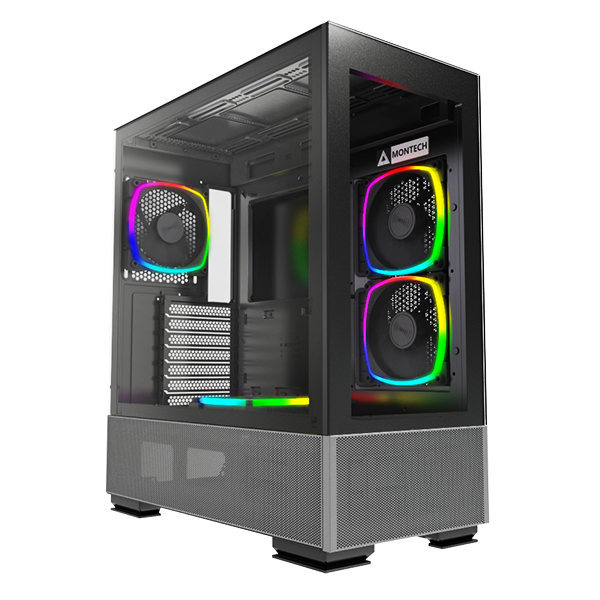Montech Sky Two aRGB ATX Mid Tower Computer Cases, Black | SKY TWO – Buy Online