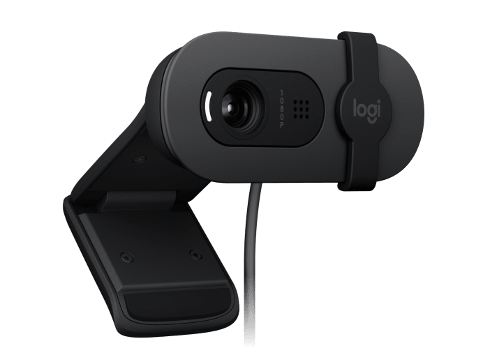Logitech Brio 105 Full HD Business Webcam,1080p, Auto Light Balance, & Integrated Privacy Shutter, Graphite | 960-001592 thumbnail 2
