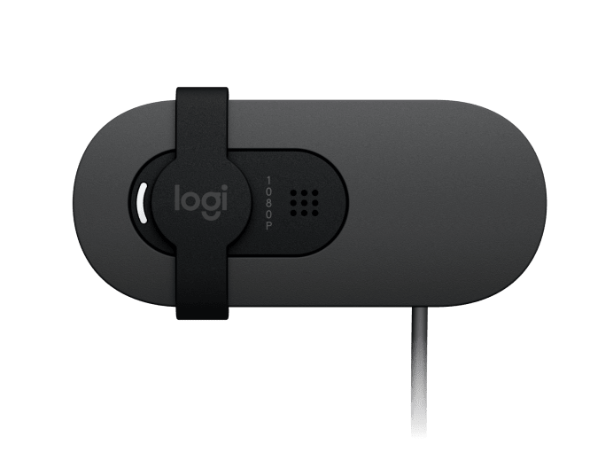 Logitech Brio 105 Full HD Business Webcam,1080p, Auto Light Balance, & Integrated Privacy Shutter, Graphite | 960-001592 thumbnail 4