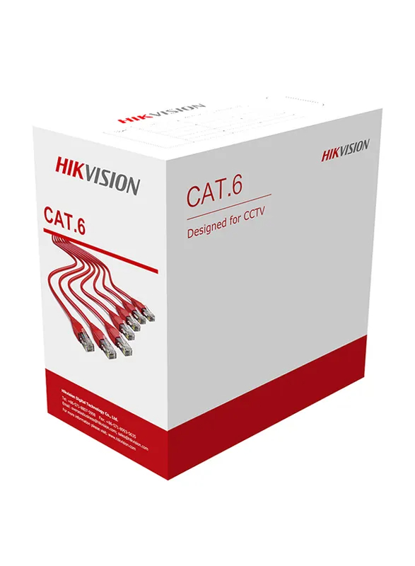 Hikvision Cabo UTP Cat6 305Mts Cobre Puro