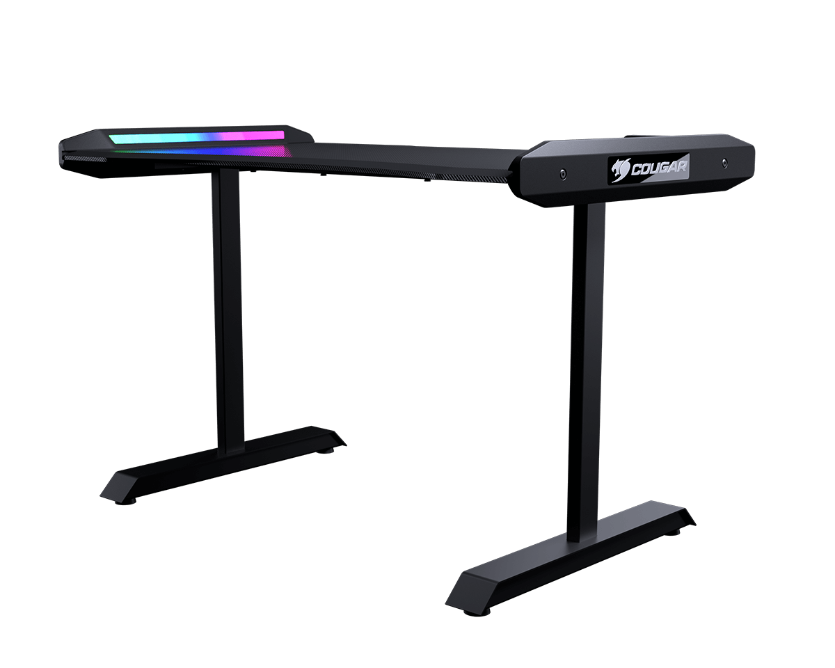 Cougar Mars 120 RGB Gaming Desk, 1250 x 810 x 740 (mm), USB 3.0 x 1 / USB 2.0 x 1 / 3.5mm Audio jack x 2 / RGB button, Gaming Table | 3M1201WB.0001 – Buy Online