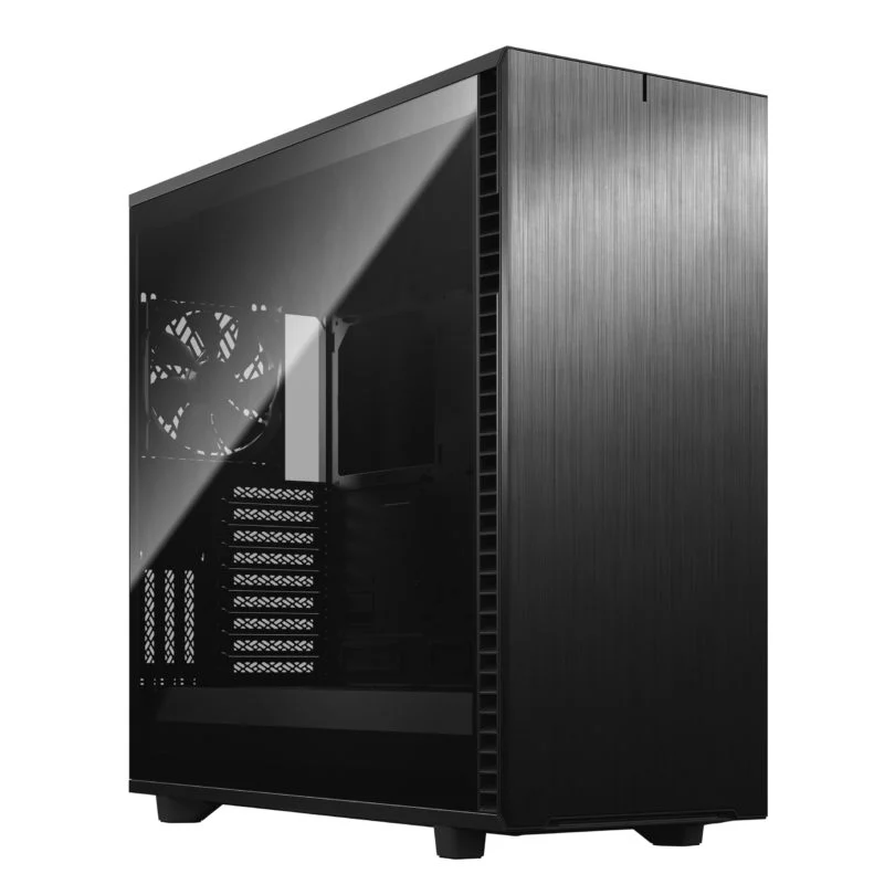 Fractal Define 7 XL Dark Tint Tempered Glass Mid Tower Case, 11 x 120 mm or 9 x 140 mm, 9 + 3 Expansion slots, 2x 5.25 drive mounts, 1 x 120/140 mm, (1 x Dynamic X2 GP-14 included)  Black | FD-C-DEF7X-03 – Buy Online
