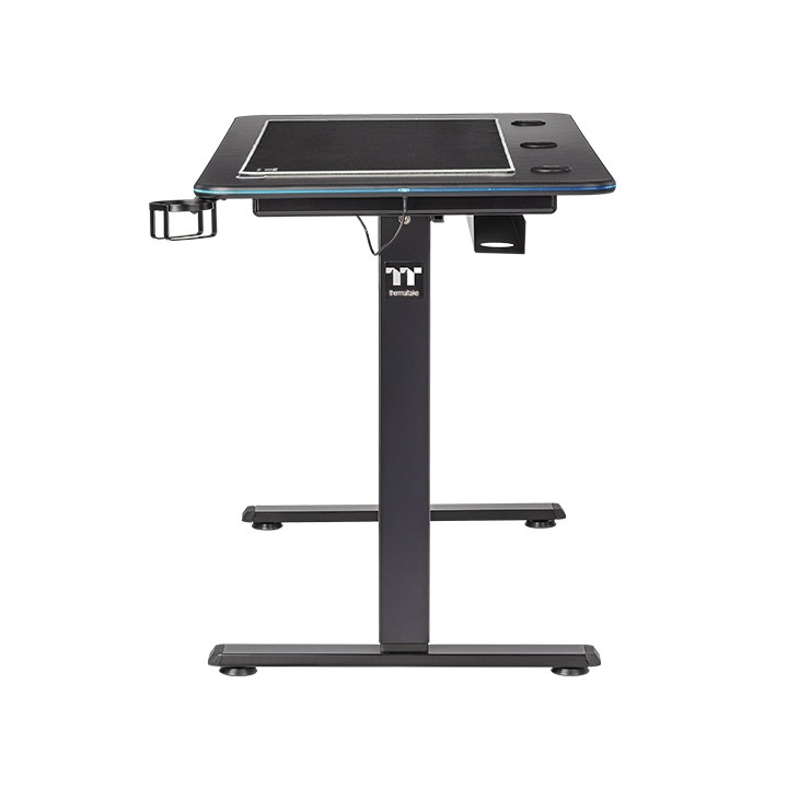 Thermaltake Thermaltake GT120 RGB Height Adjustable Office & Gaming Desk, High-quality Mouse Pad, Anti-collision Safety Sensor, Cup Holder, Headset Hanger, Cable Management System  | GGD-GTM-BKEIRX-01 - thumbnail 3