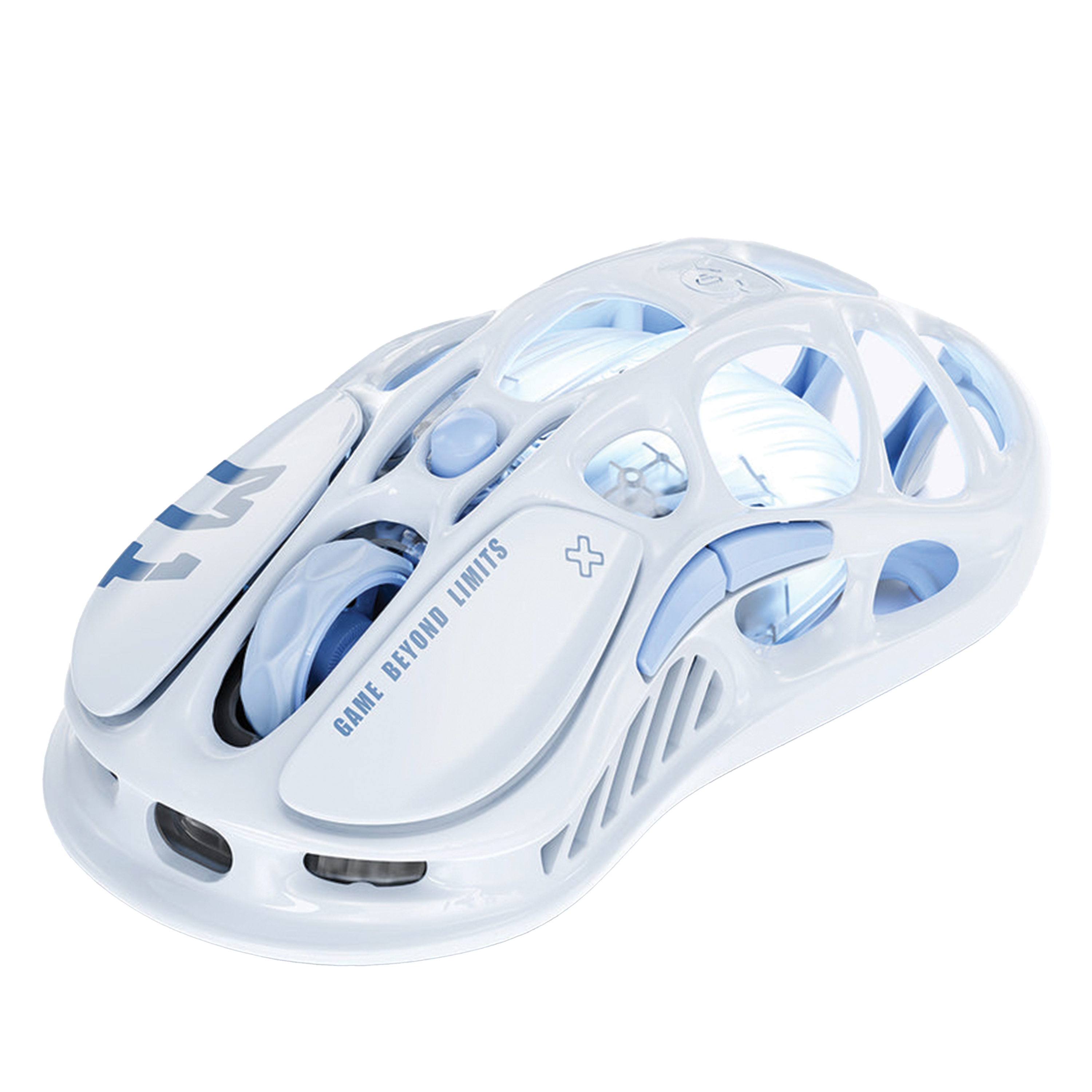 GravaStar Mercury M1 Pro Wireless Gaming Mouse, Magnesium Alloy Skeletal Frame, 26K DPI PAW3395, 4K Hz Support, Tri-mode, Ice Blue | M1 Pro – Buy Online