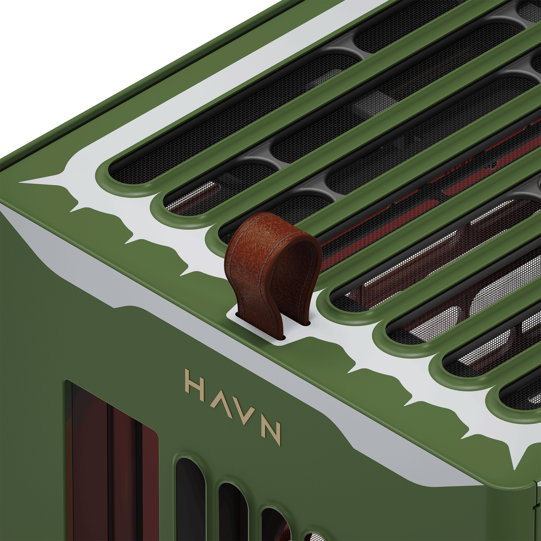 HAVN HAVN HS 420 DOOM: The Dark Ages Limited Edition Mid-tower PC Case, Dual Chamber Hybrid Structure, 420mm AIO Support, Exclusive Slayer Art & Magnetic Skull, RGB Light Strip - thumbnail 15
