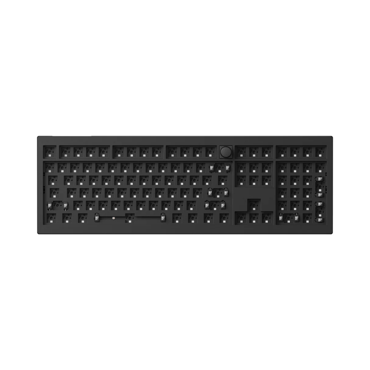 Keychron Keychron V6 Max QMK/VIA Wireless Mechanical Keyboard, 100% Full-Size, Tri-Mode Connectivity (2.4GHz, BT, Wired), Gateron Jupiter Red Key Switch, English-Arabic Layout, Black | V6M-D1-AR - thumbnail 3