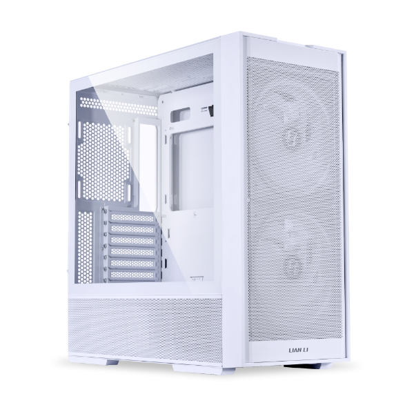 Lian Li LANCOOL 206 Mid-Tower Case, Pre Installed 2 X Front 160 PWM Fans (ARGB) & GPU Anti-Sag Bracket, Airflow Optimized Front, Top And PSU Shroud Side Mesh Panels, White | G99.LAN206RX.00 – Buy Online