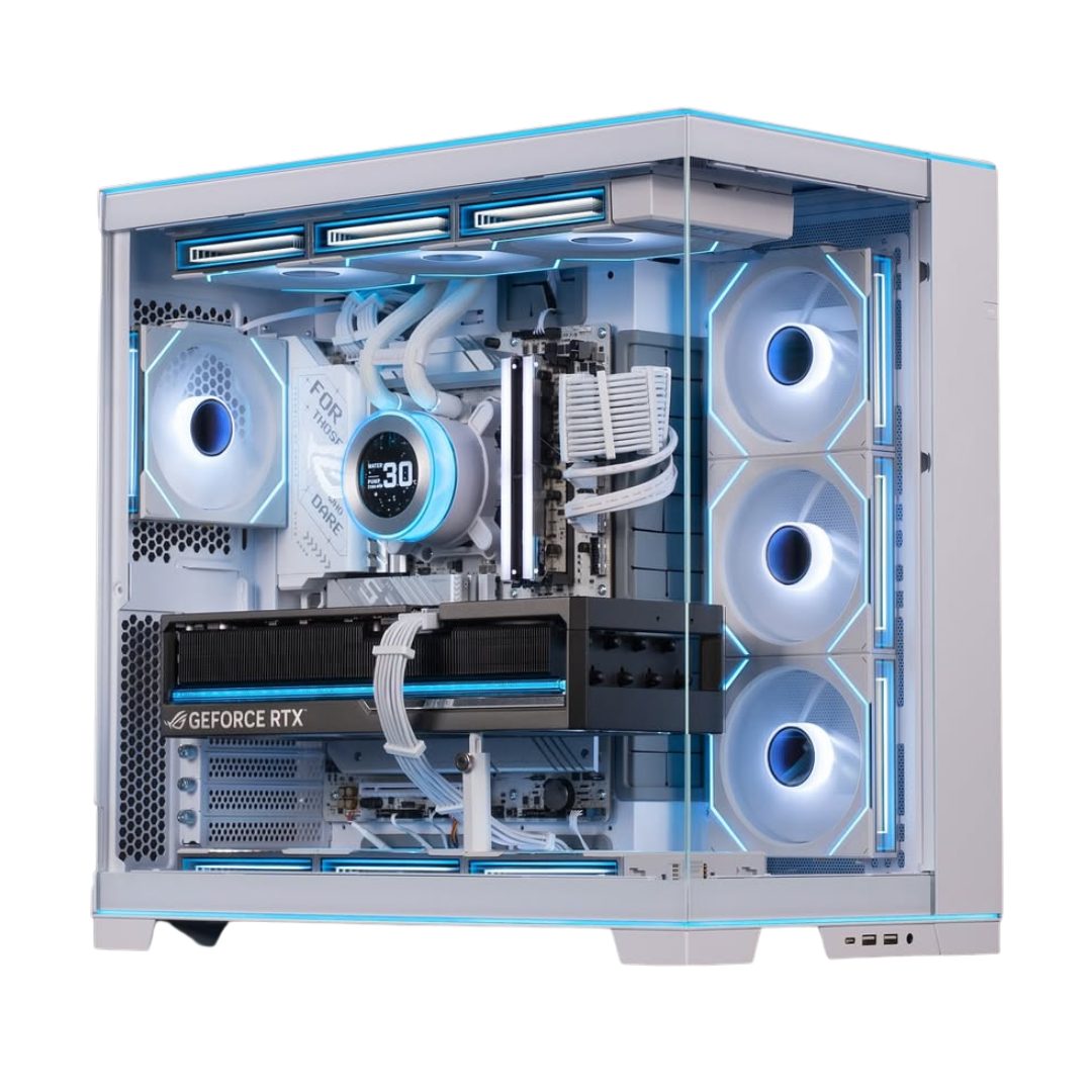 Ultimate White Gaming & Rendering PC: Intel Core Ultra 9 285K + ASUS ...