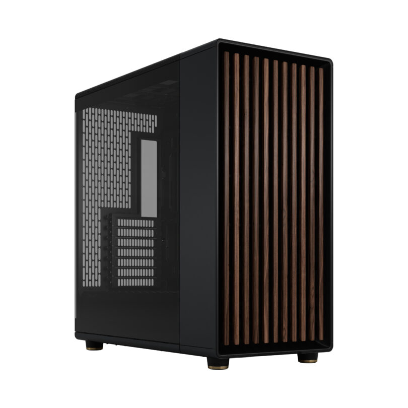 Fractal North XL RC Charcoal Black TG Dark EATX Case, Tempered Glass, MoBo upto ATX Rear-facing Connectors, GPU up to 413 mm, Cooler up to 420mm, Type-C interface, Pre-installed 5x Fans(3x Aspect 140mm PWM) | FD-C-NOR1X-05 – Buy Online