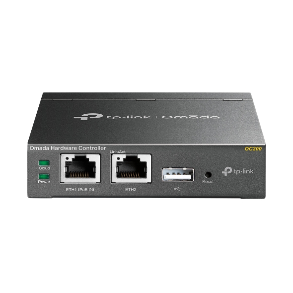 TP-Link OC200 Omada Hardware Controller, Upto 100 Omada access points, 20 JetStream switches, and 10 Omada routers,  USB 2.0 port for auto backup, and two Fast Ethernet ports | OC200 – Buy Online