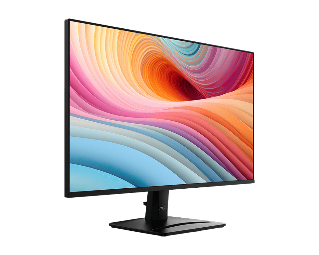 MSI MSI PRO MP275 E2 27-inch IPS 1920 x 1080 (FHD) Gaming and  Office Monitor, 120Hz, Free-Synch, HDMI, DisplayPort, VGA Port, VESA Mountable, Tilt, Speaker, 4-Side Slim Bezel 1ms, Black  9S6-3PD3CM-0519S6-3PD3CM-051 - thumbnail 6