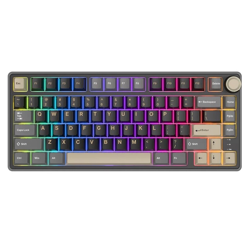 ROYAL Kludge R75 75% Single Mode, Wired Gaming Keyboard, Phantom | RKR75-PT-KY – Buy Online