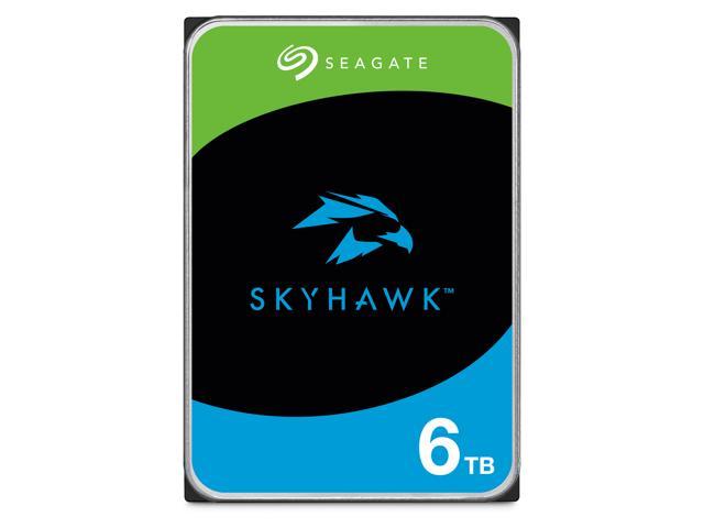 Seagate Skyhawk 6TB SATA 6.0Gb/s 3.5'' Internal Hard Drive, 256 MB Cache, 5400RPM, 180 MB/s Maximum Data Transfer Rate, Supports up to 64 HD Cameras, 1 Million Hours MTBF | ST6000VX009 – Buy Online