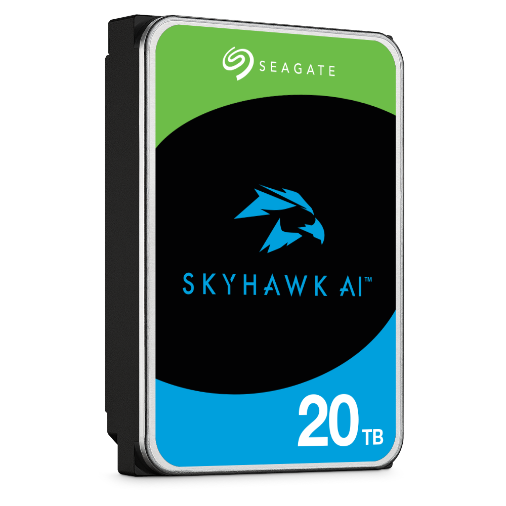 Seagate SkyHawk AI 20TB Surveillance Internal Hard Drive, SATA 6Gb/s, AI-Optimized, 24/7 DVR/NVR Storage – ST20000VE003 thumbnail 2