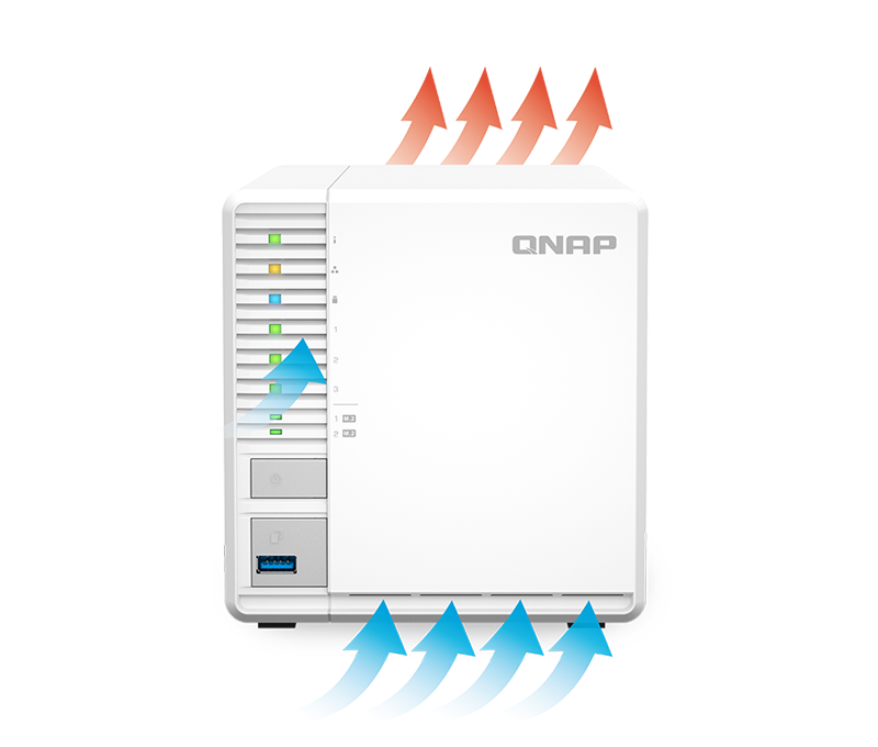 QNAP QNAP TS-364 - 4GB 3BAY NAS STORAGE 1 2*M.2,HDMI,RJ45, |EAN 4711103080368, |UPC885022022717 - thumbnail 9