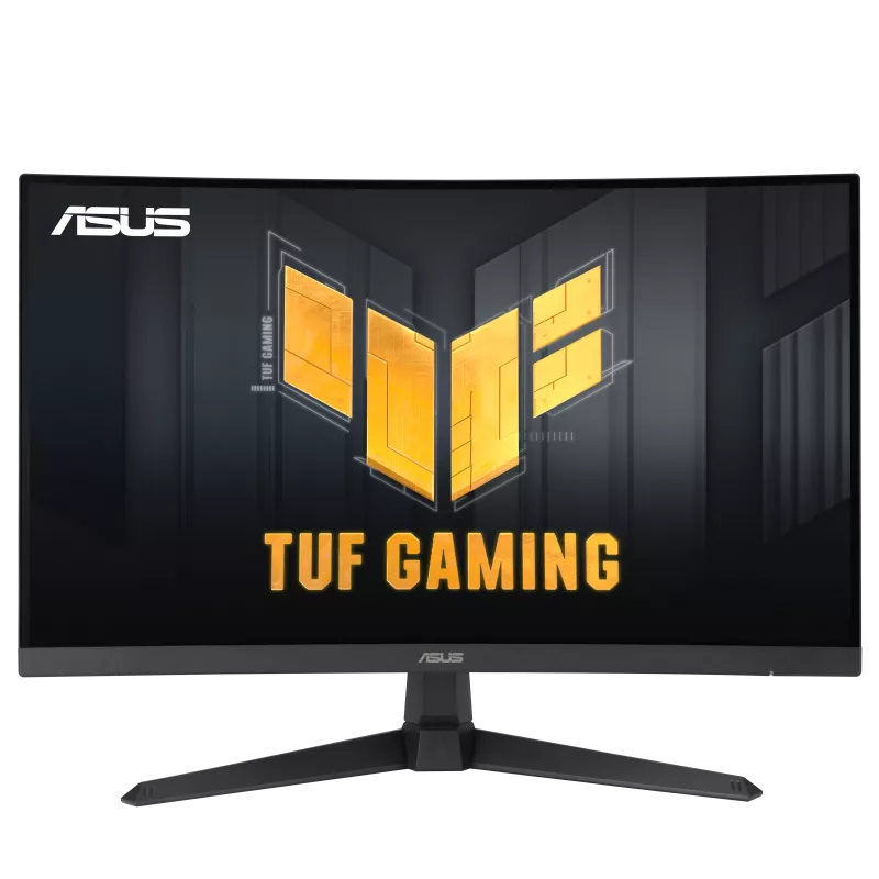 ASUS TUF Gaming VG27VQ3B 27 inch Full HD Curved Gaming Monitor, 180Hz, ELMB SYNC, FreeSync, 1ms response time, 90% DCI-P3, DisplayWidget Center | 90LM0A90-B01170 – Buy Online